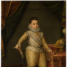 Felipe Manuel de Saboya a los cinco años