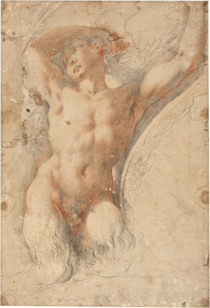 Imagen de la obra: "Fauno sosteniendo guirnaldas"