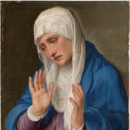 The Virgin Dolorosa with her Hands apart