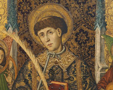Saint Vincent, Deacon and Martyr, with a Donor