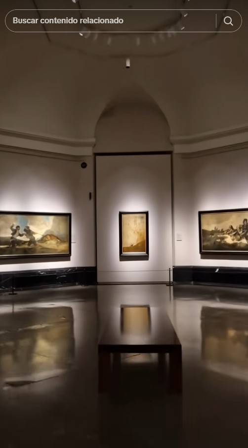 "Perro semihundido" de Goya
