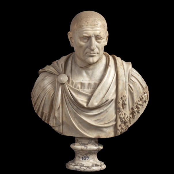 Imagen de la obra: "Retrato de un romano mayor calvo"