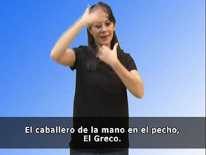 El caballero de la mano en el pecho, El Greco