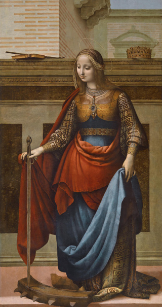 Saint Catherine (photographic reproduction)