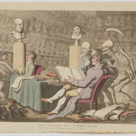 Time & Death their Thoughts impart On Works of Learning & of Art