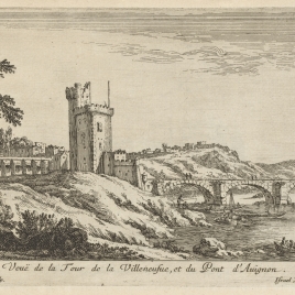 Vista de la Torre de Philippe Le Bel y del Puente de Avignon