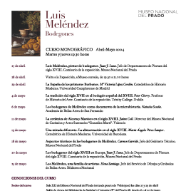 Luis Meléndez [Recurso electrónico] : bodegones : curso monográfico / Museo Nacional del Prado.