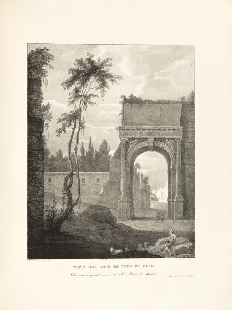 Imagen de la obra: "El Arco de Tito en Roma"