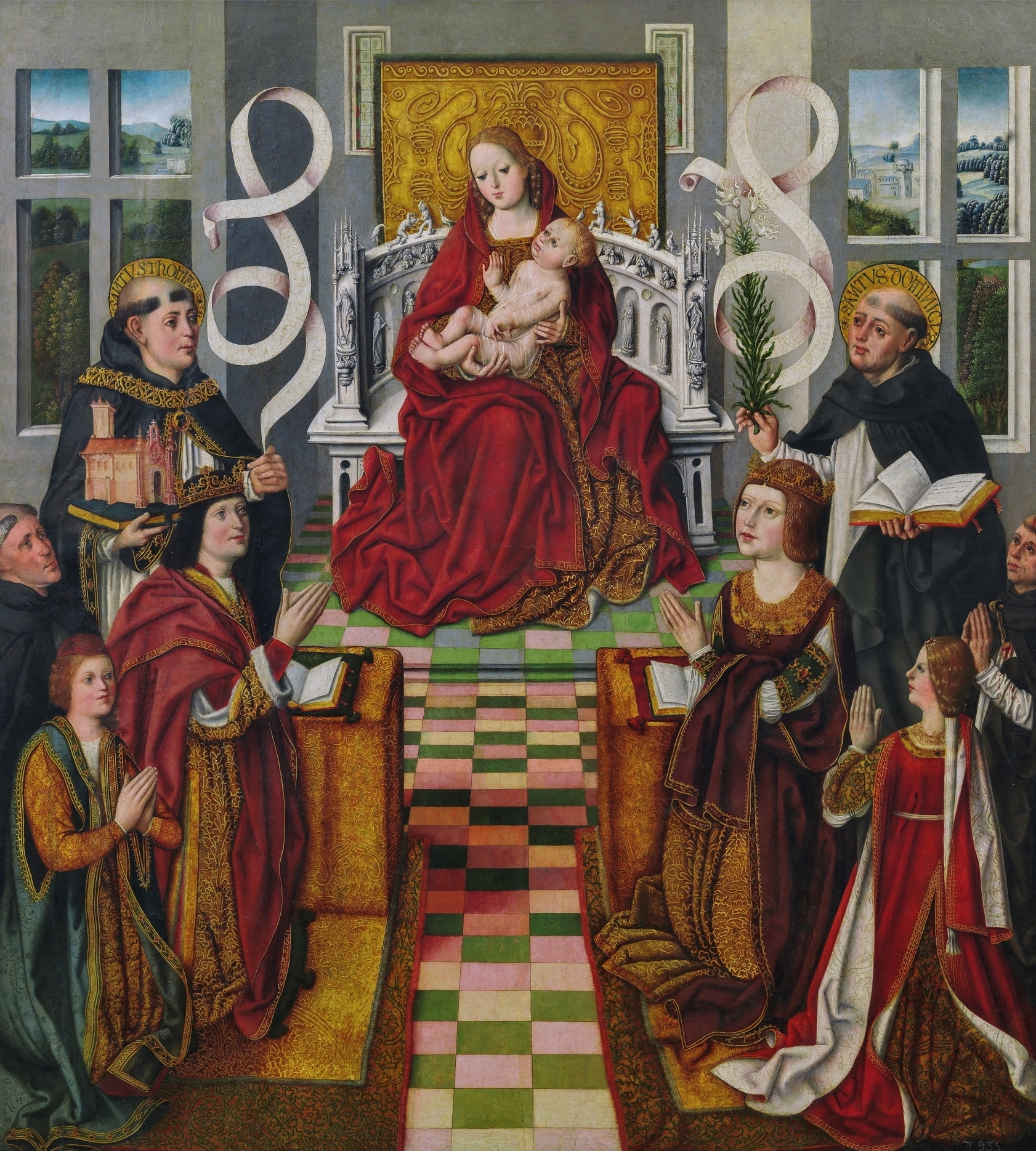 Virgen de los Reyes Católicos, Maestro de la