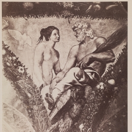 "Venus y Júpiter", pintura al fresco en la Villa Farnesina de Roma