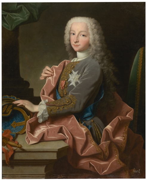 Imagen de la obra: "Carlos III joven con yelmo y espada"