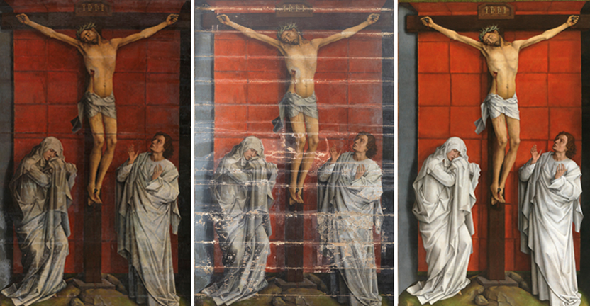 El <em>Calvario</em> de Rogier Van der Weyden, se expone en el Prado tras su restauración