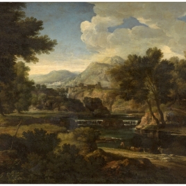 Paisaje con la Magdalena penitente