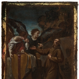 Saint Francis and Two Angels