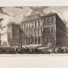 View of the Palazzo Barberini on the Quirinale