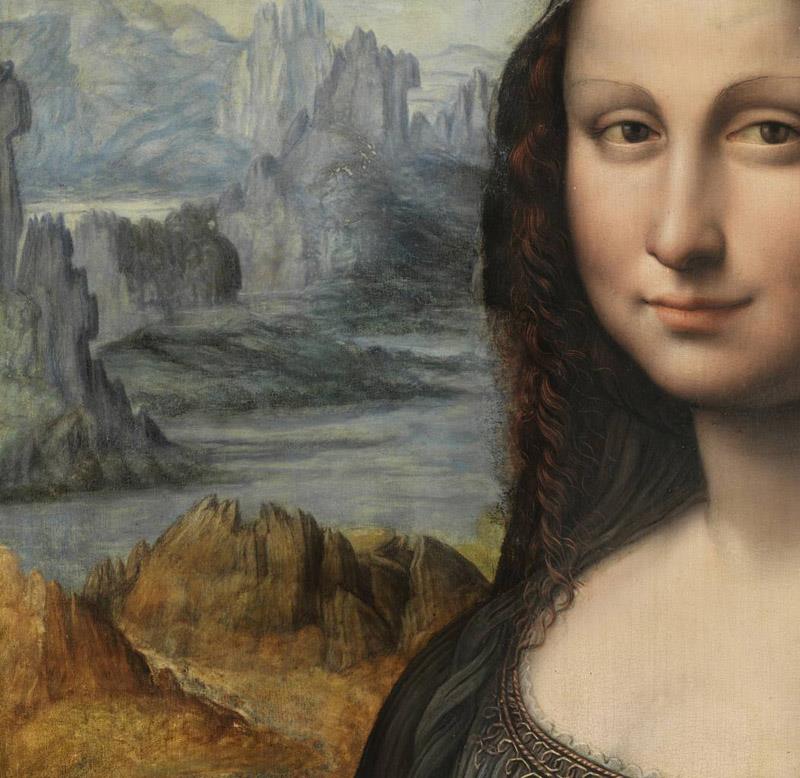 The Prado Mona Lisa before and after restoration