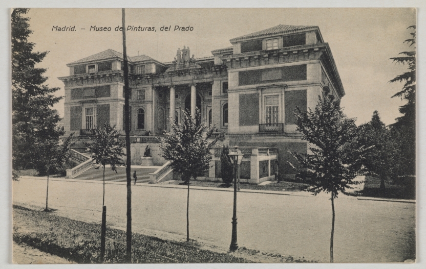 Imagen de la obra: "Museo del Prado, vista de la fachada norte o de Goya"