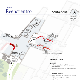 Reencuentro : [Plano de la exposición] / Museo Nacional del Prado