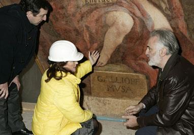 La ministra de Cultura, Carmen Calvo, visita el Casón del Buen Retiro para conocer el estado de las obras