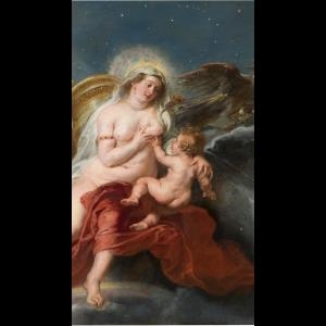 "El nacimiento de la Vía Láctea" de Rubens