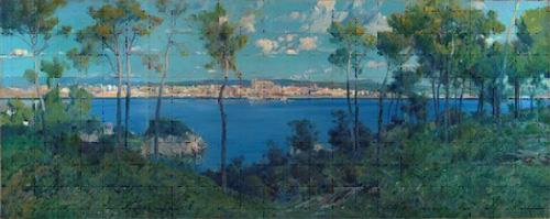 El Museo del Prado deposita en Palma de Mallorca un gran paisaje de la ciudad, obra del destacado paisajista catalán Eliseo Meifrén