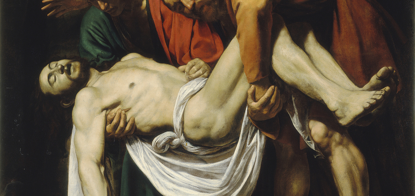 The invited work: The Entombment of Christ, Caravaggio