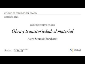 Obra y transitoriedad: el material