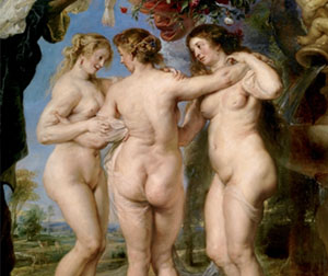 Las tres Gracias, Rubens
