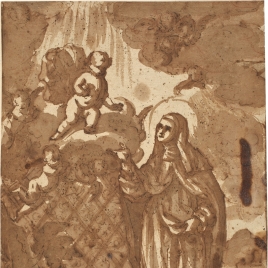 Visión de santa Teresa / Apuntes