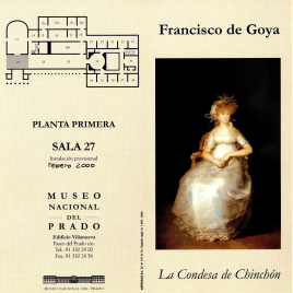 Francisco de Goya : La Condesa de Chinchón / Museo Nacional del Prado.