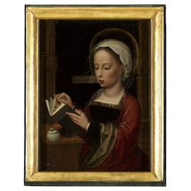Marco de Maria Magdalena leyendo
