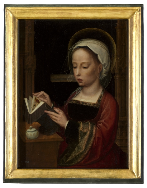 Marco de Maria Magdalena leyendo