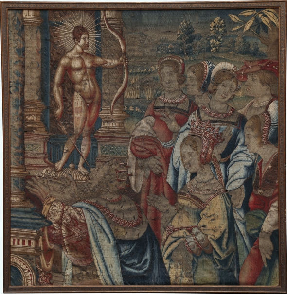 Imagen de la obra: "Edipo ante el Apolo Délfico"