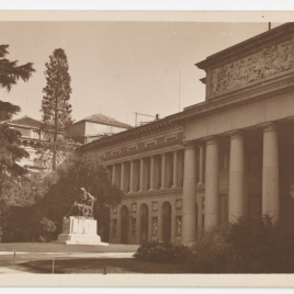 Museo del Prado, vista de la fachada oeste o de Velázquez