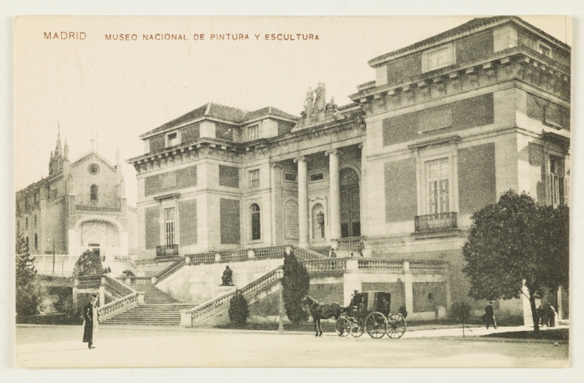 Imagen de la obra: "Museo del Prado, vista de la fachada norte o de Goya"
