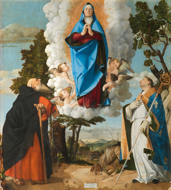 Assumption of the Virgin with Saints Anthony Abbot and Louis of Toulouse