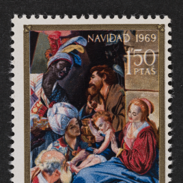 Serie de sellos Navidad
