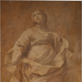 Figura femenina, como de santa