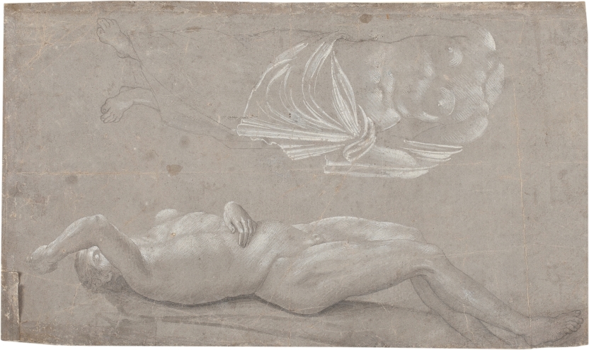 Imagen de la obra: "Desnudo masculino tendido"