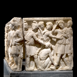 Sarcophagus with the story of Achilles and Polyxena (Fragment)