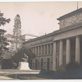 Museo del Prado, vista de la fachada oeste o de Velázquez
