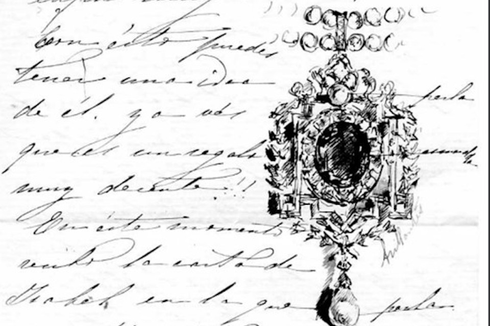Una selección de cartas originales del Archivo Madrazo del Museo del Prado se expone por primera vez en la Fundación María Cristina Masaveu