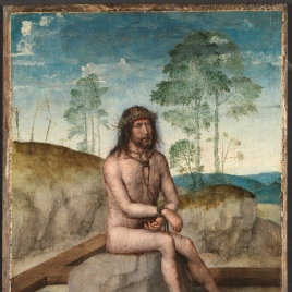 Christ Seated on a Cold Rock