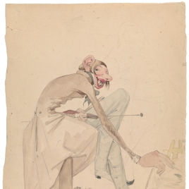 Caricatura de Luis de Madrazo