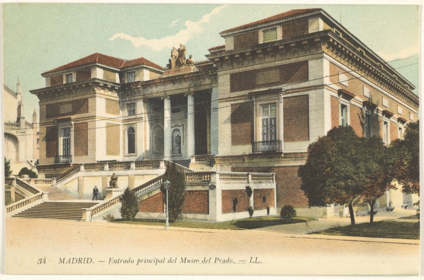 Imagen de la obra: "Museo del Prado, vista de la fachada norte o de Goya"