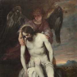 The Dead Christ supported by an Angel