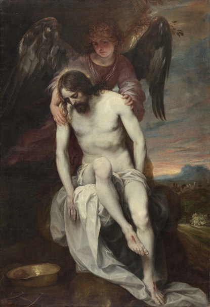 The Dead Christ supported by an Angel