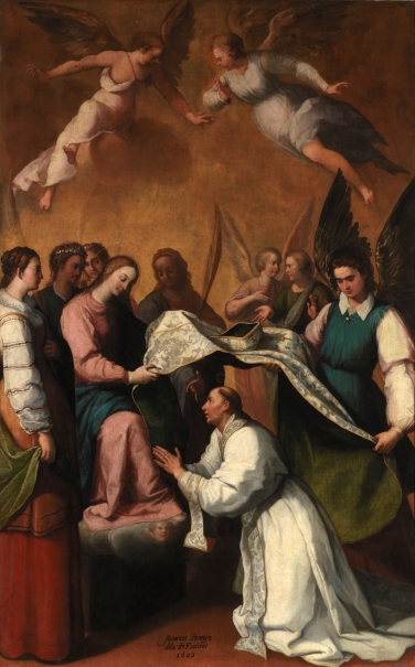 Imagen de la obra: "Imposición de la casulla a San Ildefonso"