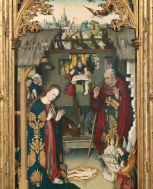 Tríptico del Nacimiento de Jesús, del Maestro del Tríptico del Zarzoso