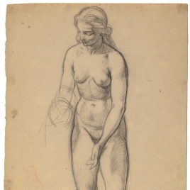 Estudio de desnudo femenino